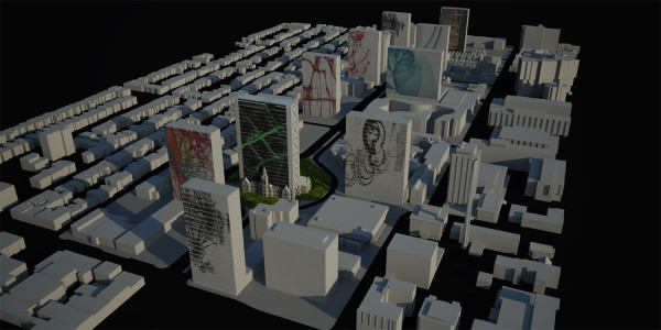 Aerial Render Facing North